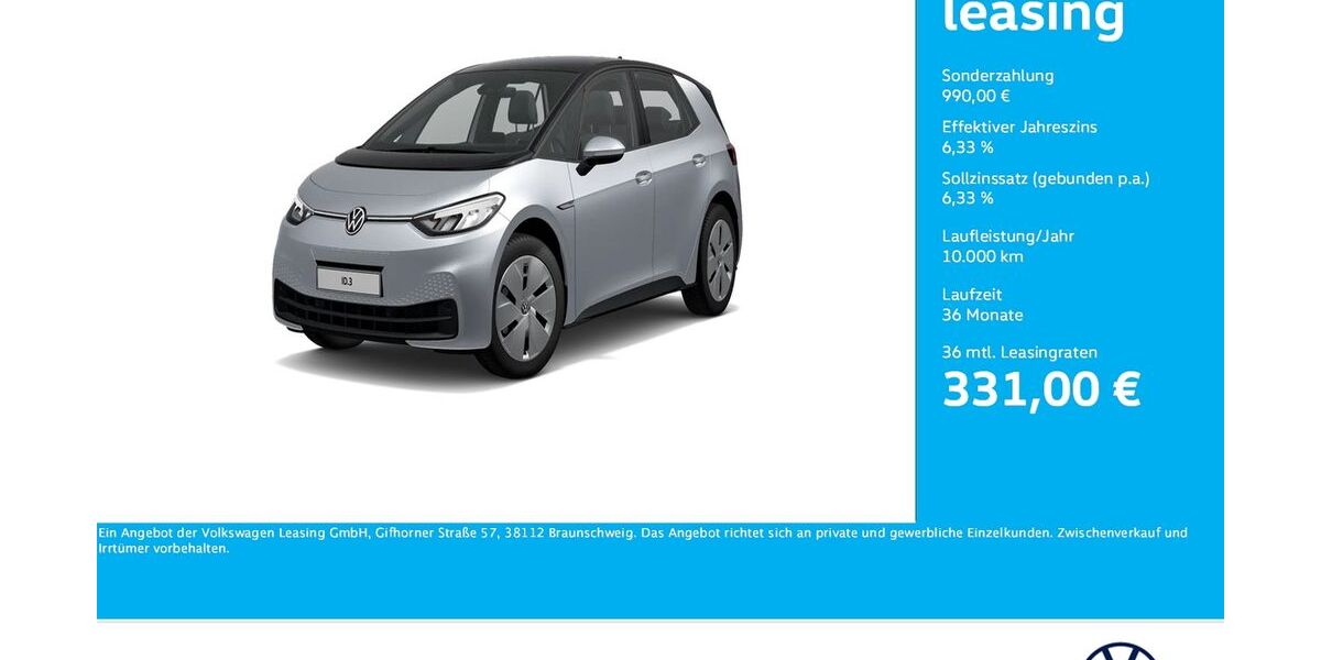 VW ID.3 25.969 km 22.915 &euro; Unna 59423