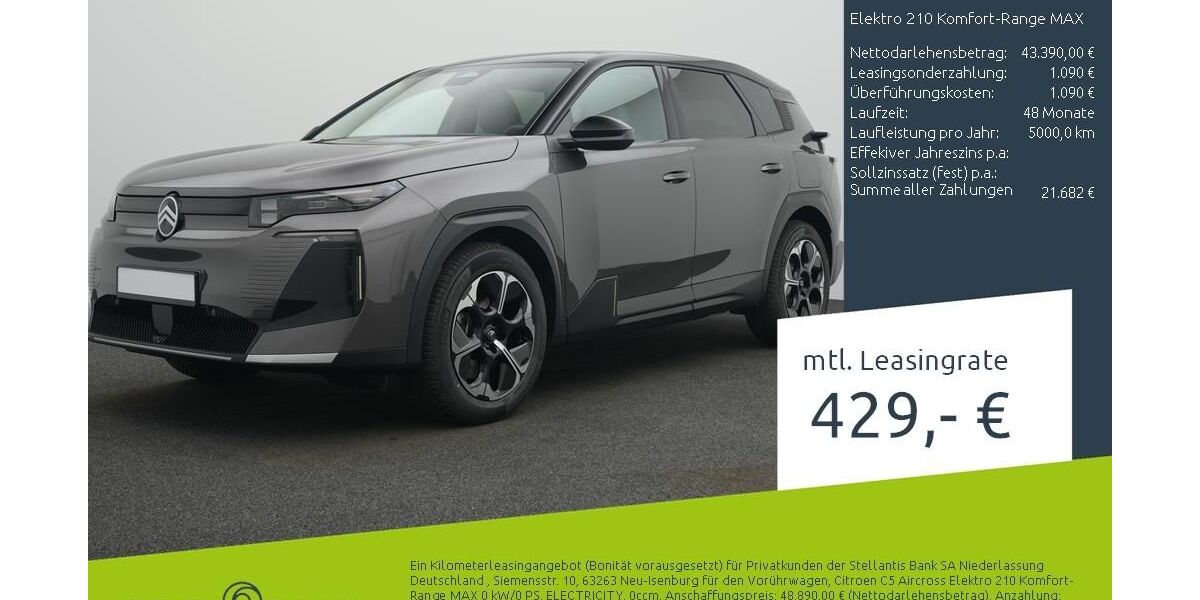 Citroen C5 Aircross 9.076 km 43.390 &euro; Münster - Amelsbüren 48163